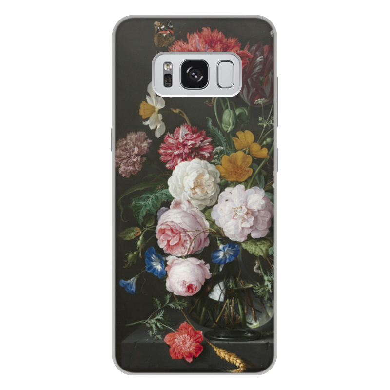Printio Чехол для Samsung Galaxy S8 Plus, объёмная печать Цветочный букет в стеклянной вазе (ян де хем) printio чехол для iphone 8 объёмная печать цветочный букет в стеклянной вазе ян де хем