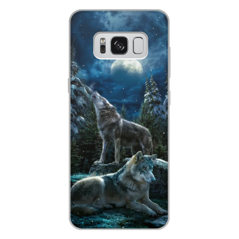 Printio Чехол для Samsung Galaxy S8 Plus, объёмная печать Волки printio чехол для samsung galaxy s8 plus объёмная печать волки