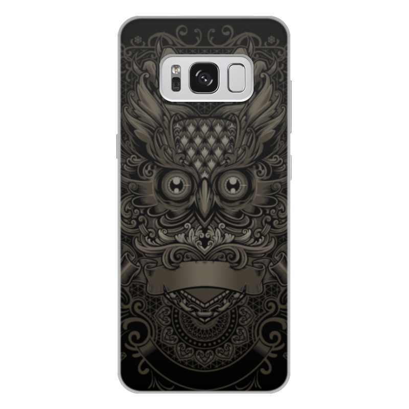 Printio Чехол для Samsung Galaxy S8 Plus, объёмная печать Антикварная сова чехол mypads ночной медведь для meizu 16 plus 16th plus задняя панель накладка бампер