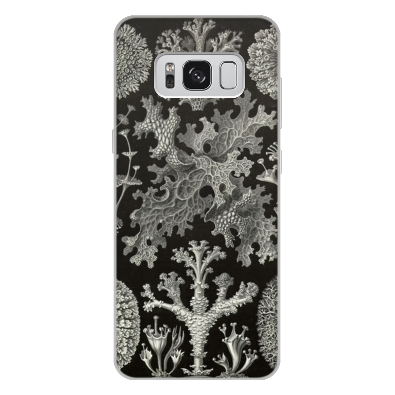 Printio Чехол для Samsung Galaxy S8 Plus, объёмная печать Лишайники (lichenes, ernst haeckel) printio чехол для samsung galaxy note 2 лишайники lichenes ernst haeckel
