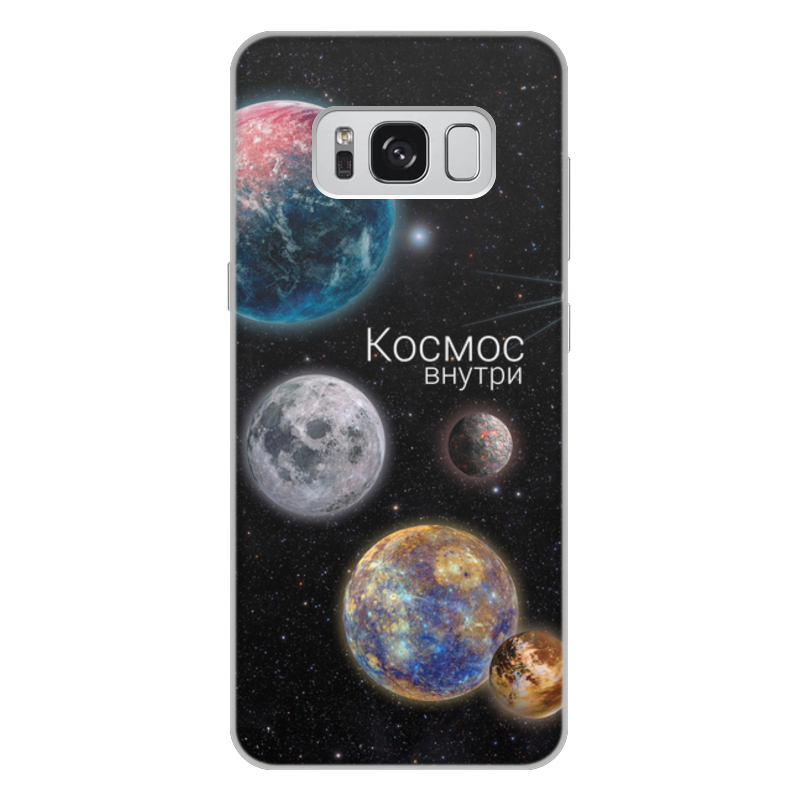 Printio Чехол для Samsung Galaxy S8 Plus, объёмная печать Космос внутри