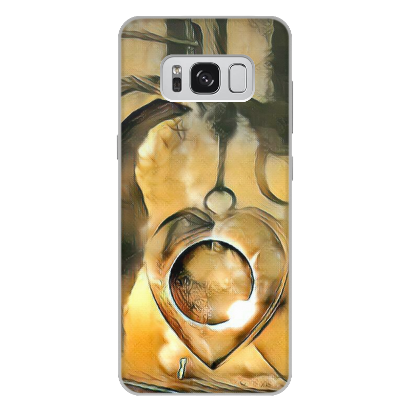 Printio Чехол для Samsung Galaxy S8 Plus, объёмная печать The moon in your heart printio чехол для iphone 5 5s объёмная печать the moon in your heart