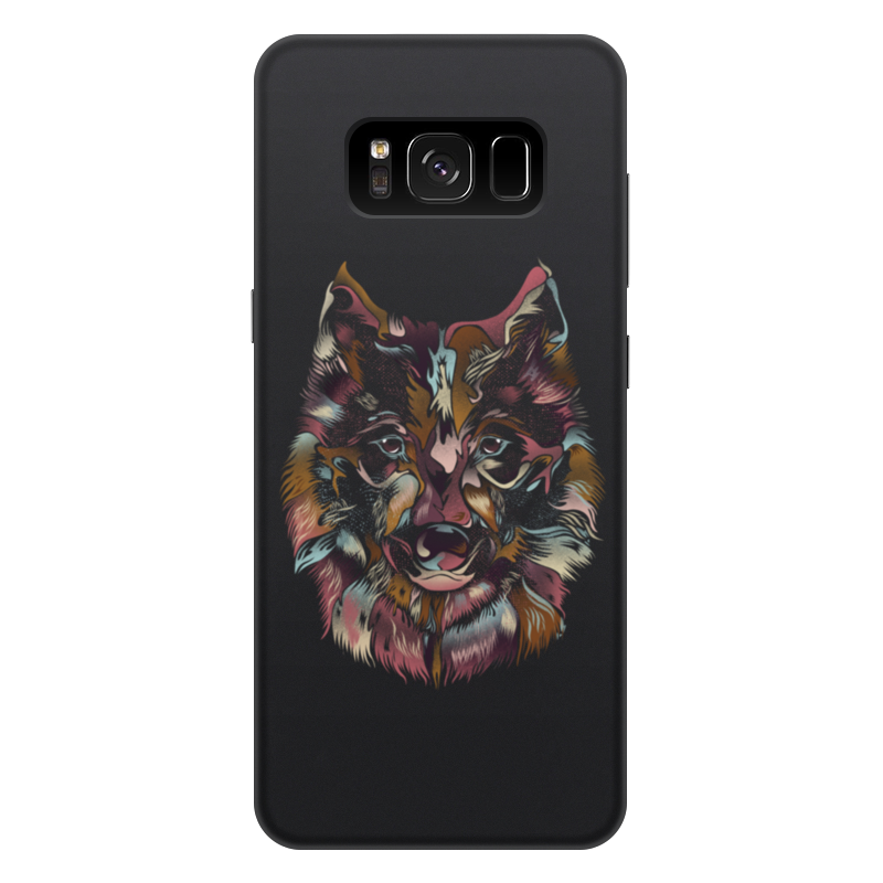 Printio Чехол для Samsung Galaxy S8 Plus, объёмная печать Пёстрый волк printio чехол для samsung galaxy s8 plus объёмная печать пёстрый медведь