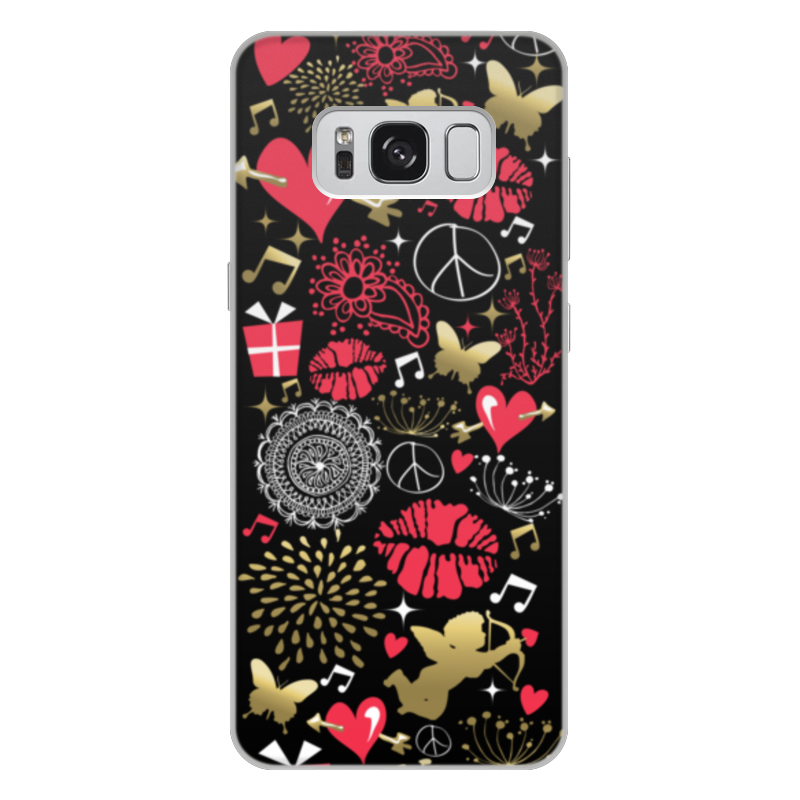Printio Чехол для Samsung Galaxy S8 Plus, объёмная печать Валентинка printio чехол для samsung galaxy s8 объёмная печать день святого валентина