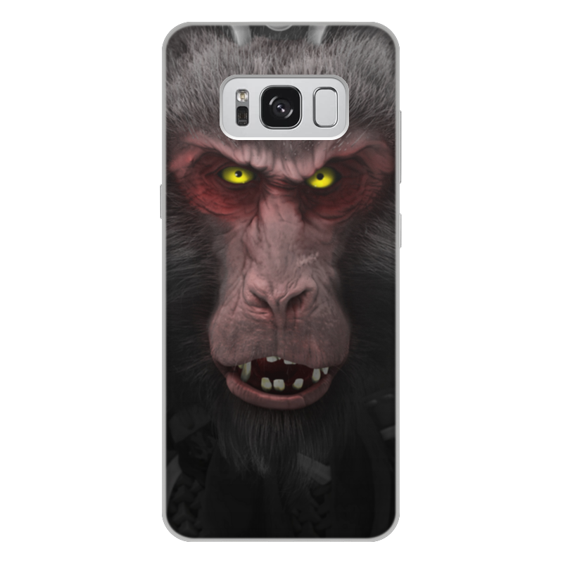 Printio Чехол для Samsung Galaxy S8 Plus, объёмная печать Царь обезьян