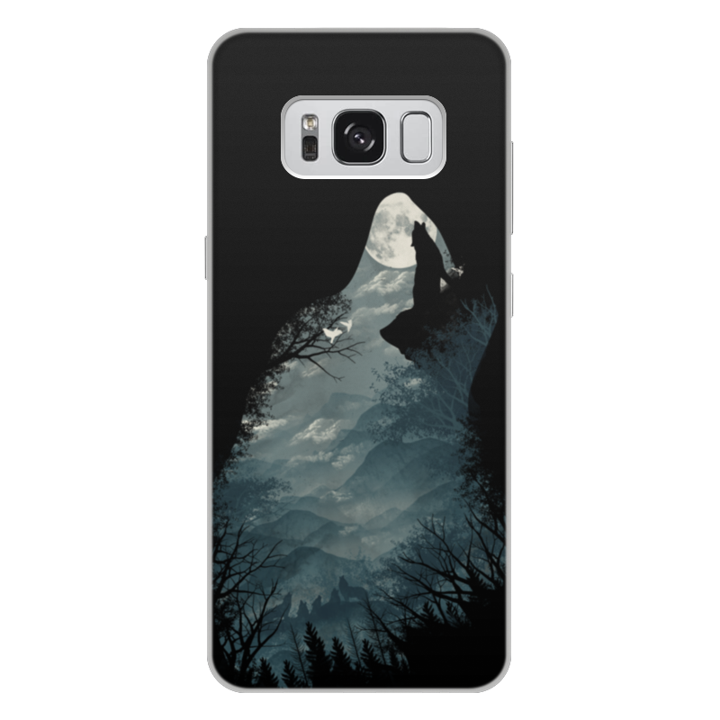 Printio Чехол для Samsung Galaxy S8 Plus, объёмная печать Волчий край