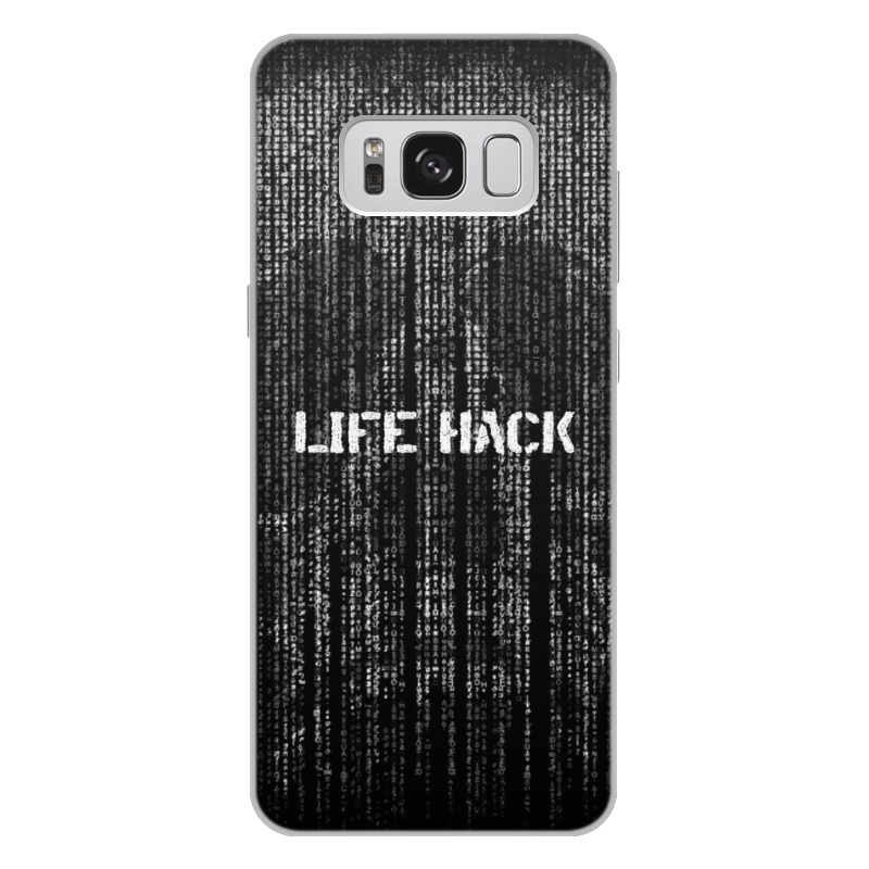 Printio Чехол для Samsung Galaxy S8 Plus, объёмная печать Череп life hack