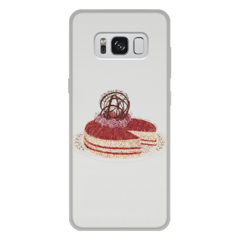 Printio Чехол для Samsung Galaxy S8 Plus, объёмная печать шоколадный торт