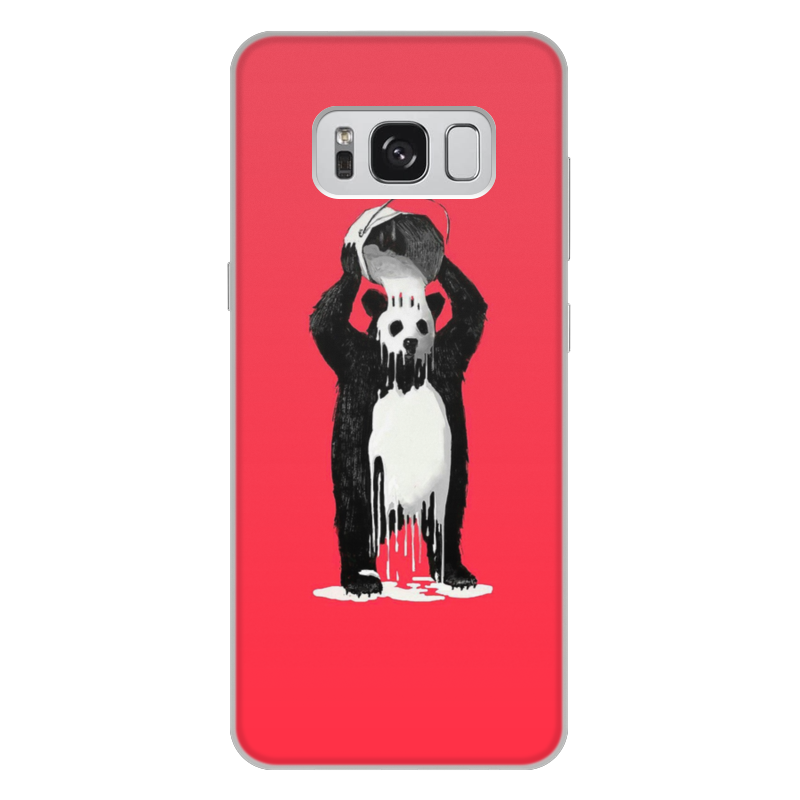 printio чехол для iphone 7 объёмная печать панда в краске Printio Чехол для Samsung Galaxy S8 Plus, объёмная печать Панда в краске