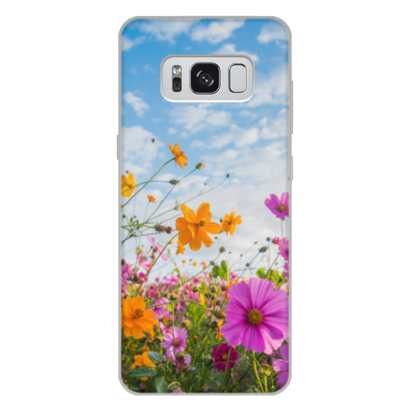 Printio Чехол для Samsung Galaxy S8 Plus, объёмная печать Полевые цветы printio чехол для samsung galaxy s8 plus объёмная печать полевые цветы