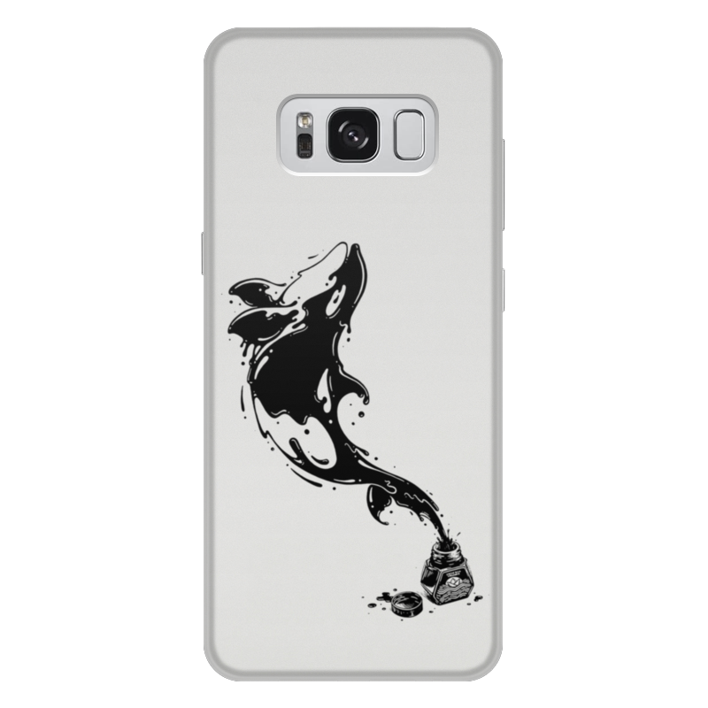Printio Чехол для Samsung Galaxy S8 Plus, объёмная печать Чернильный дельфин printio чехол для samsung galaxy s7 объёмная печать чернильный дельфин