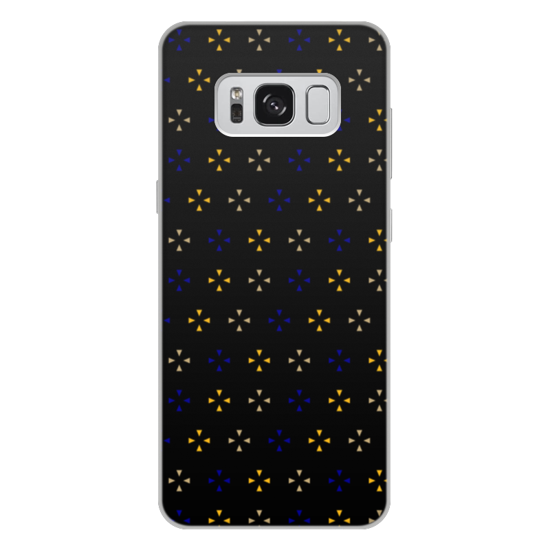 Printio Чехол для Samsung Galaxy S8 Plus, объёмная печать Треугольники printio чехол для samsung galaxy s8 plus объёмная печать изумрудный орнамент бута пейсли
