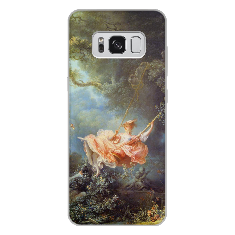 Printio Чехол для Samsung Galaxy S8 Plus, объёмная печать Счастливые возможности качелей printio чехол для iphone 8 plus объёмная печать счастливые любовники картина фрагонара