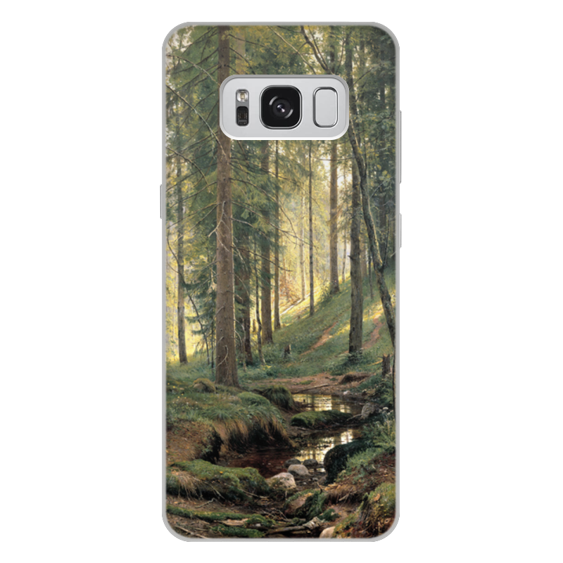 Printio Чехол для Samsung Galaxy S8 Plus, объёмная печать Ручей в лесу (иван шишкин)