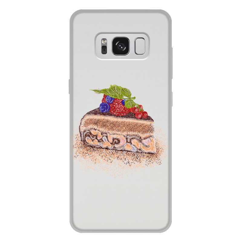 Printio Чехол для Samsung Galaxy S8 Plus, объёмная печать Порция торта printio чехол для samsung galaxy s7 объёмная печать порция торта