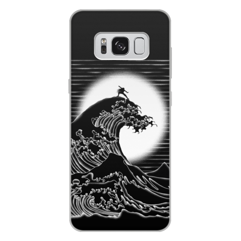 Printio Чехол для Samsung Galaxy S8 Plus, объёмная печать Наездник волны жидкий чехол с блестками на гребне волны 1 на samsung galaxy a32 самсунг галакси а32