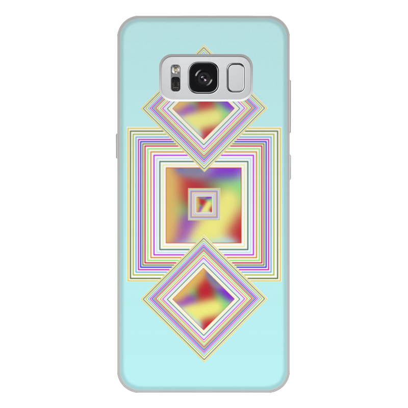 Printio Чехол для Samsung Galaxy S8 Plus, объёмная печать Геометрия printio чехол для samsung galaxy s8 plus объёмная печать узор цветов