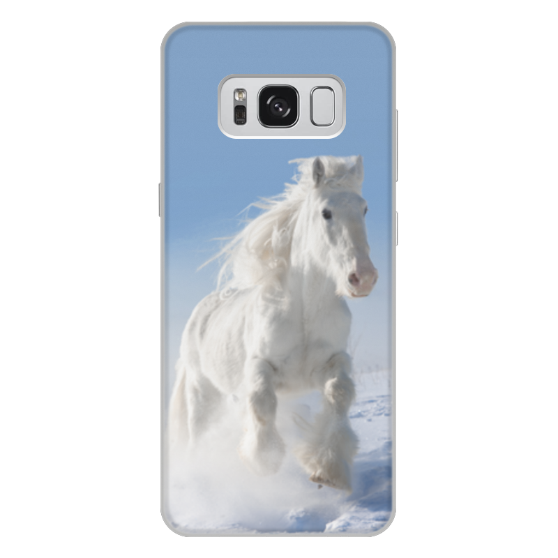Printio Чехол для Samsung Galaxy S8 Plus, объёмная печать Лошадь