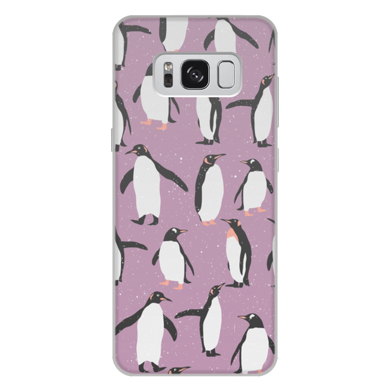 Printio Чехол для Samsung Galaxy S8 Plus, объёмная печать Пингвины printio чехол для samsung galaxy s8 объёмная печать веселые пингвины
