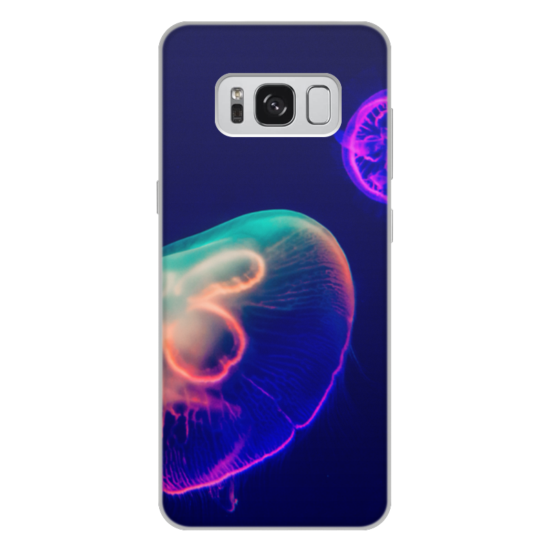 Printio Чехол для Samsung Galaxy S8 Plus, объёмная печать Jellyfish ультратонкий силиконовый чехол накладка для samsung galaxy s21 plus с принтом море подсолнухов