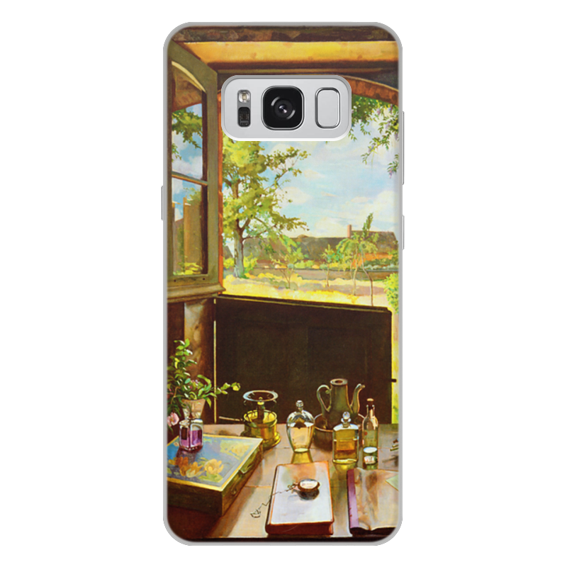 Printio Чехол для Samsung Galaxy S8 Plus, объёмная печать Открытая дверь в сад (картина сомова) printio чехол для samsung galaxy s8 plus объёмная печать открытая дверь в сад картина сомова