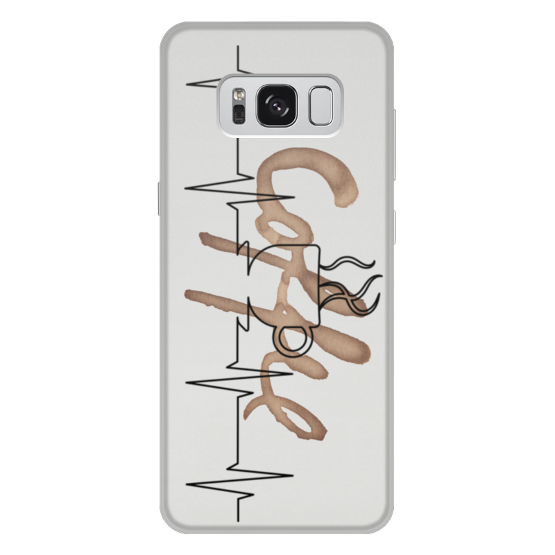 Printio Чехол для Samsung Galaxy S8 Plus, объёмная печать Без названия черный силиконовый чехол для samsung galaxy s10 plus tony style с кофе для самсунг галакси с10 плюс