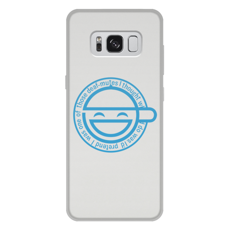 Printio Чехол для Samsung Galaxy S8 Plus, объёмная печать Смеющийся человек printio чехол для iphone 7 объёмная печать смеющийся человек