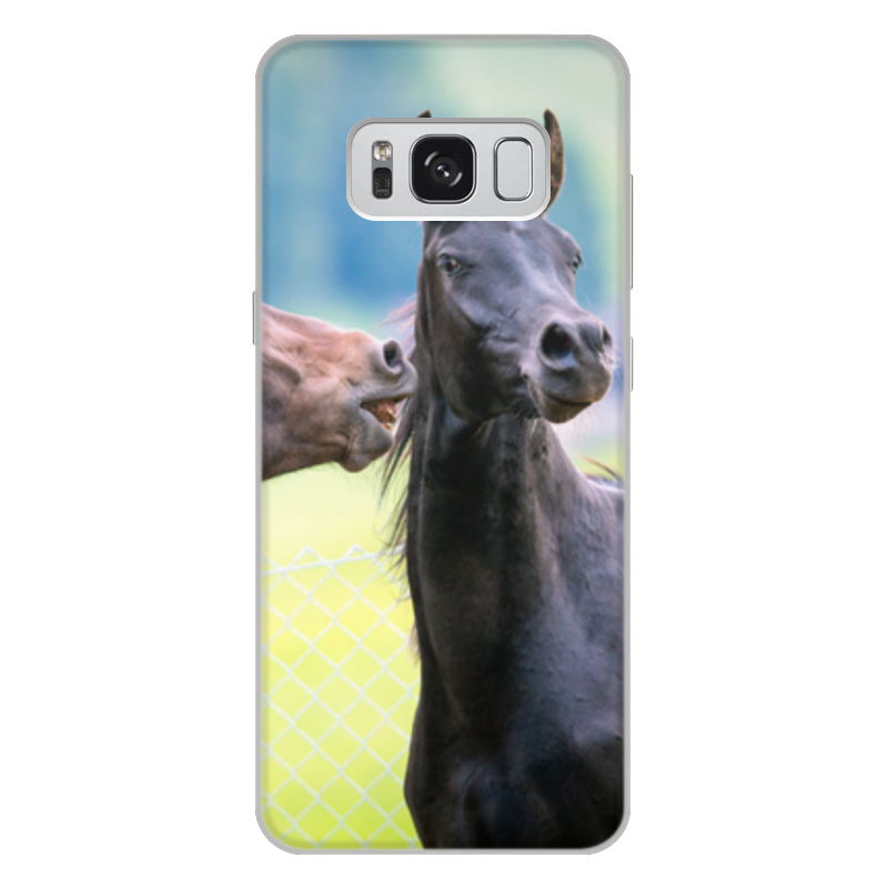 Printio Чехол для Samsung Galaxy S8 Plus, объёмная печать Лошади printio чехол для samsung galaxy s8 plus объёмная печать животные фэнтези лошади
