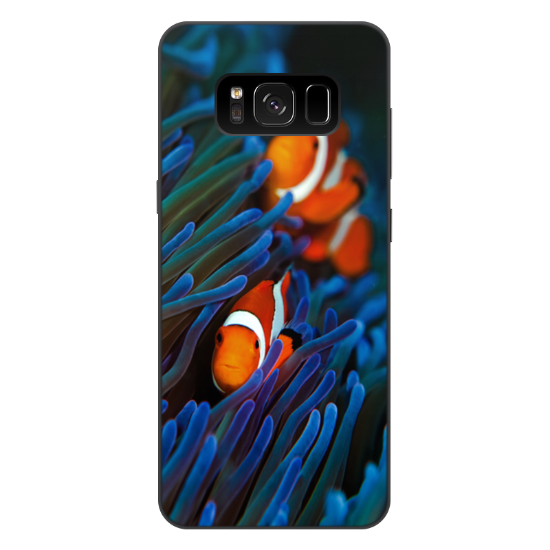 Printio Чехол для Samsung Galaxy S8 Plus, объёмная печать Семейка клоунфиш printio чехол для samsung galaxy s8 plus объёмная печать кит и море