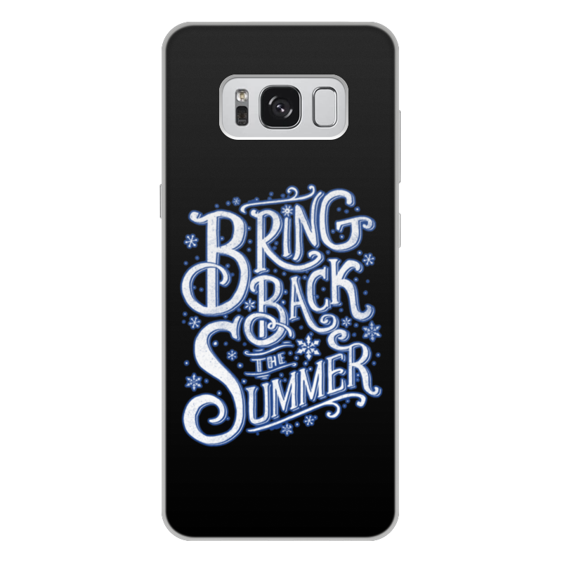 Printio Чехол для Samsung Galaxy S8 Plus, объёмная печать Верните лето printio чехол для samsung galaxy s8 объёмная печать верните лето