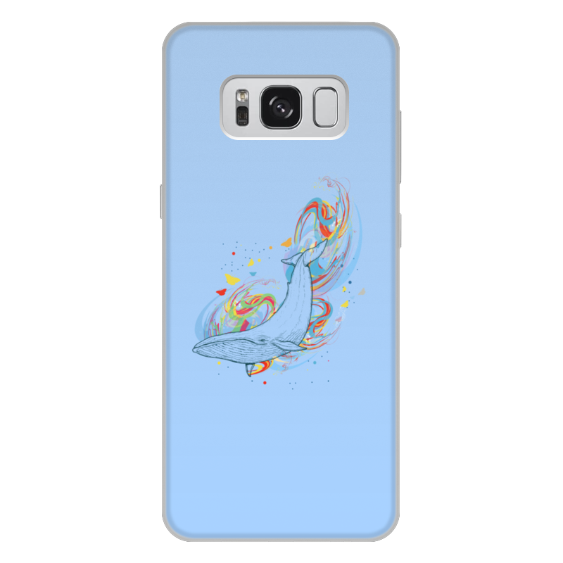 Printio Чехол для Samsung Galaxy S8 Plus, объёмная печать Кит и волны printio чехол для samsung galaxy s8 plus объёмная печать кит и волны