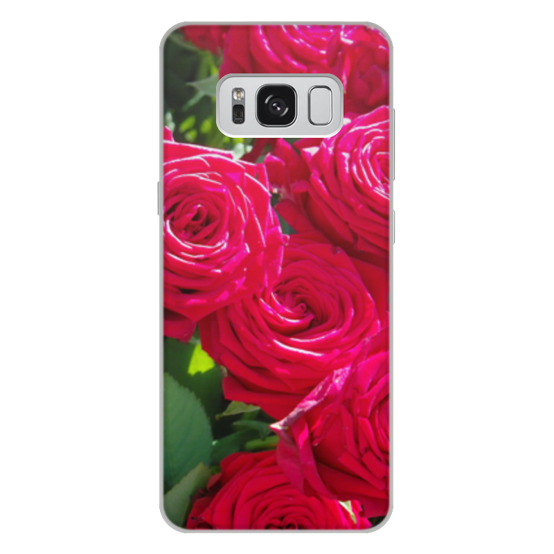 Printio Чехол для Samsung Galaxy S8 Plus, объёмная печать Сад роз printio чехол для samsung galaxy s8 объёмная печать сад роз