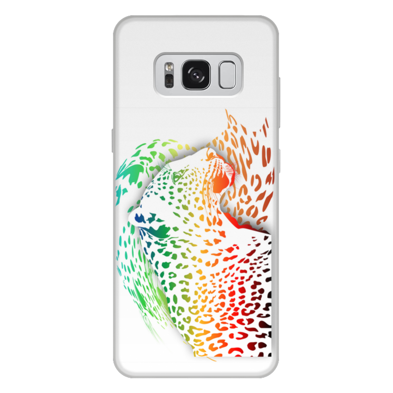 Printio Чехол для Samsung Galaxy S8 Plus, объёмная печать Радужный леопард printio чехол для samsung galaxy s8 объёмная печать радужный леопард