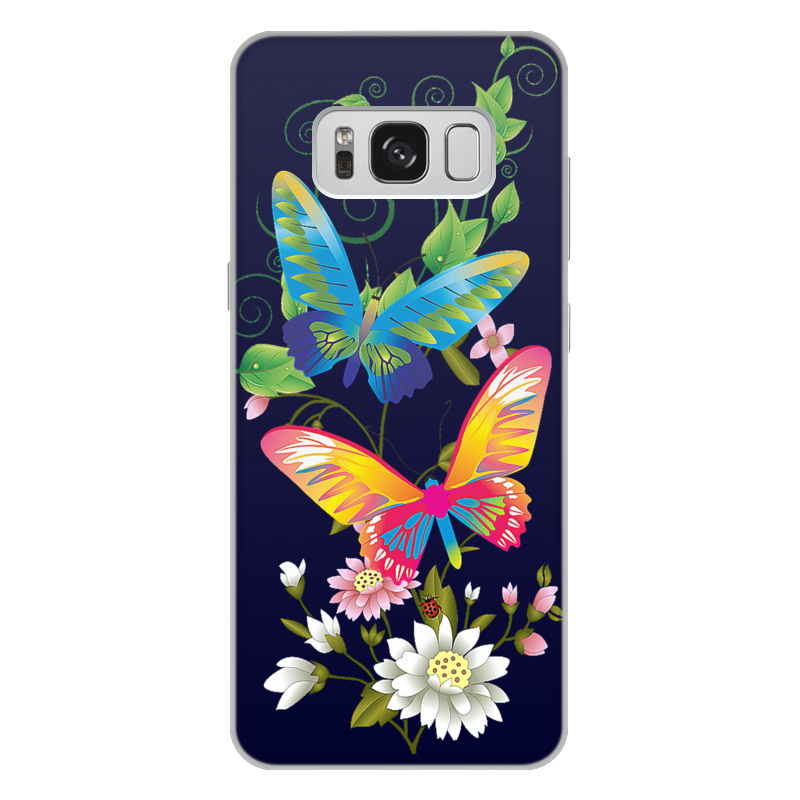 Printio Чехол для Samsung Galaxy S8 Plus, объёмная печать Бабочки фэнтези printio чехол для samsung galaxy s8 plus объёмная печать бабочки фэнтези