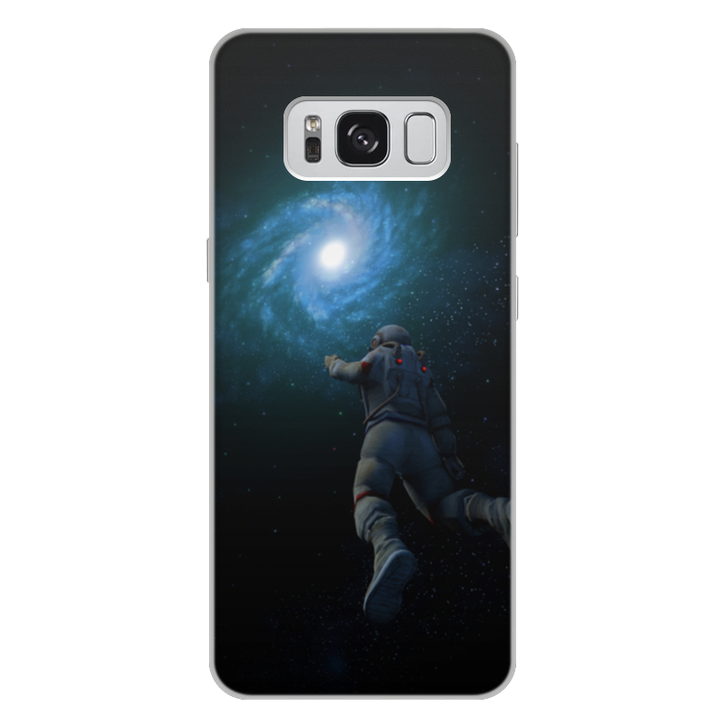 Printio Чехол для Samsung Galaxy S8 Plus, объёмная печать Космонавт астронавт printio чехол для samsung galaxy s8 объёмная печать космический кит