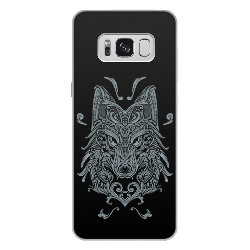Printio Чехол для Samsung Galaxy S8 Plus, объёмная печать Узорный волк printio чехол для samsung galaxy s8 объёмная печать лапа волка
