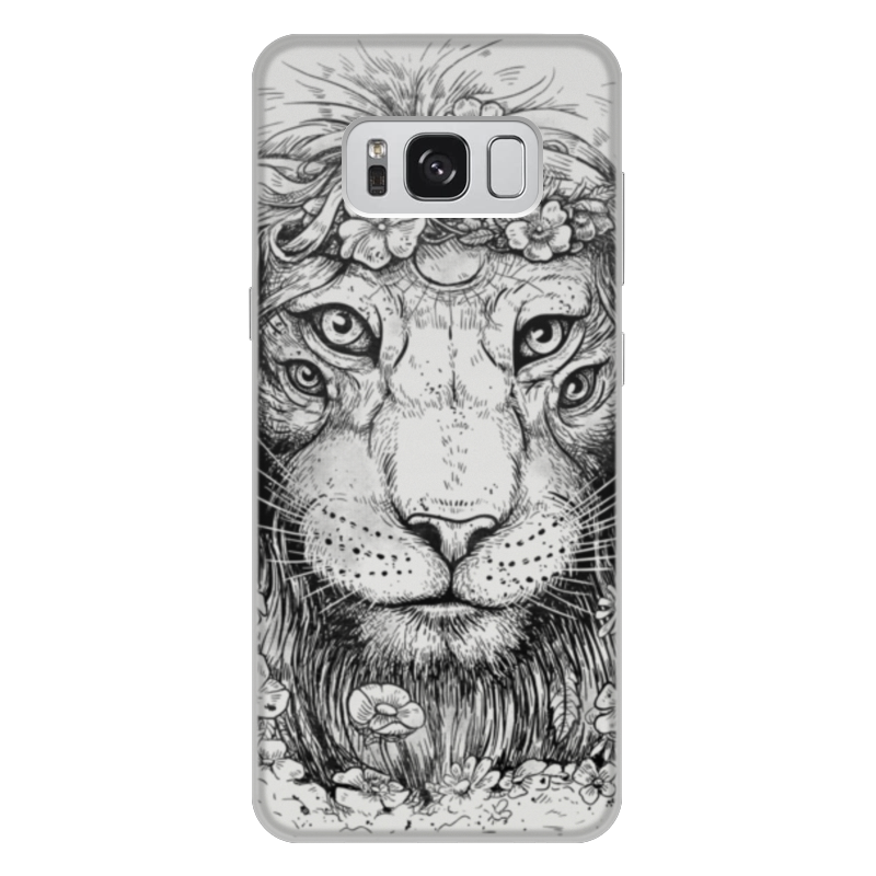 Printio Чехол для Samsung Galaxy S8 Plus, объёмная печать Царь природы