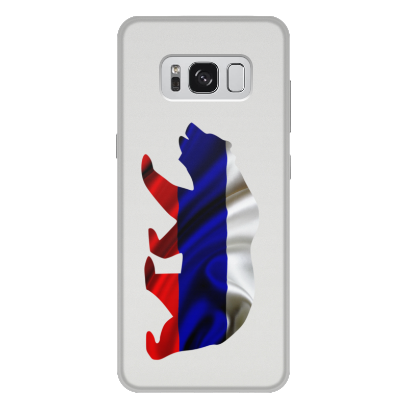 Printio Чехол для Samsung Galaxy S8 Plus, объёмная печать Русский медведь printio чехол для samsung galaxy s8 plus объёмная печать сделан в россии
