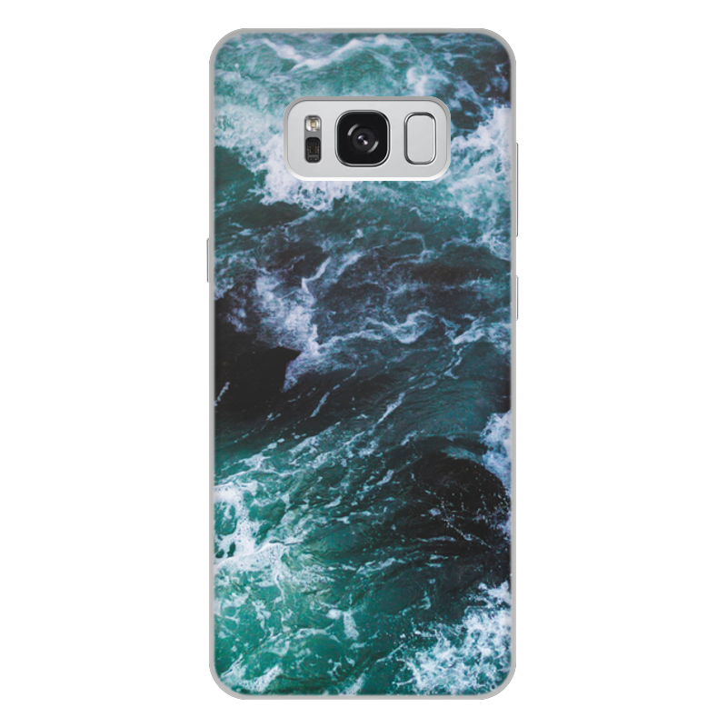 Printio Чехол для Samsung Galaxy S8 Plus, объёмная печать Бескрайнее море printio чехол для samsung galaxy s8 объёмная печать кит и море