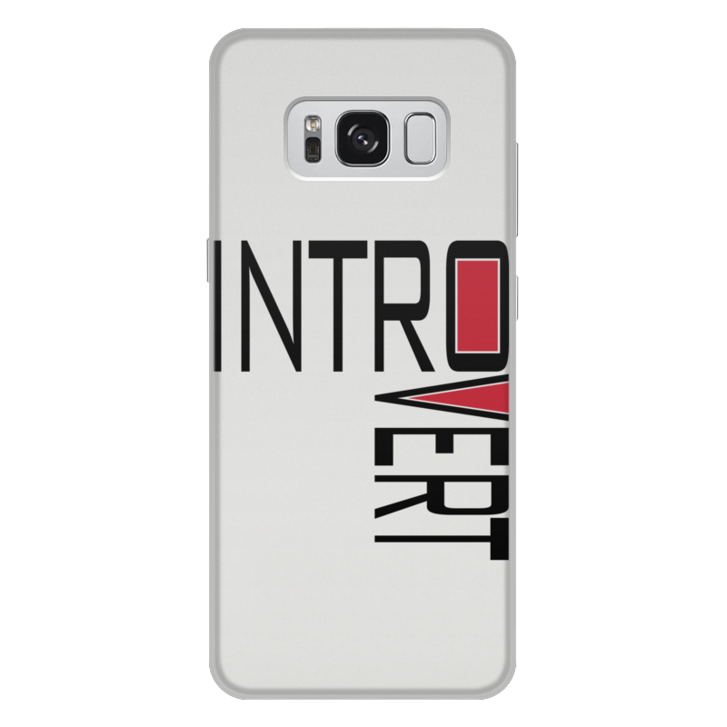 Printio Чехол для Samsung Galaxy S8 Plus, объёмная печать Интроверт