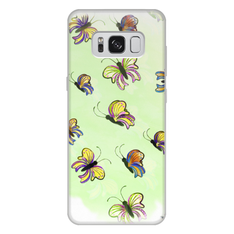 Printio Чехол для Samsung Galaxy S8 Plus, объёмная печать Бабочки re paчехол накладка artcolor для samsung galaxy a5 2017 с принтом взрыв бабочек