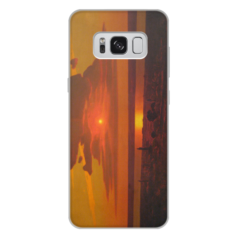 Printio Чехол для Samsung Galaxy S8 Plus, объёмная печать Красный закат (картина архипа куинджи) printio чехол для samsung galaxy s8 plus объёмная печать красный закат картина архипа куинджи