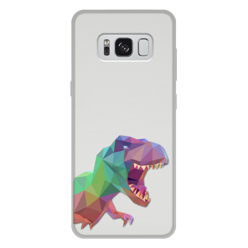 Printio Чехол для Samsung Galaxy S8 Plus, объёмная печать Динозавр чехол mypads нарисованный динозавр в наушниках для nokia g11 plus задняя панель накладка бампер
