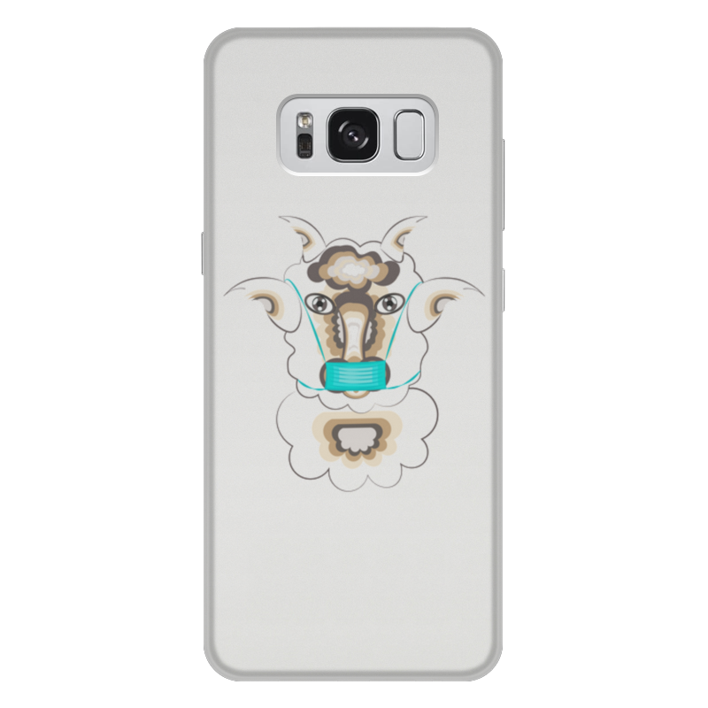 Printio Чехол для Samsung Galaxy S8 Plus, объёмная печать Барашек в маске printio чехол для samsung galaxy s8 plus объёмная печать кошка в маске