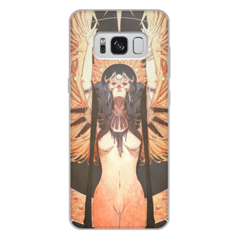 Printio Чехол для Samsung Galaxy S8 Plus, объёмная печать Ангел ночи