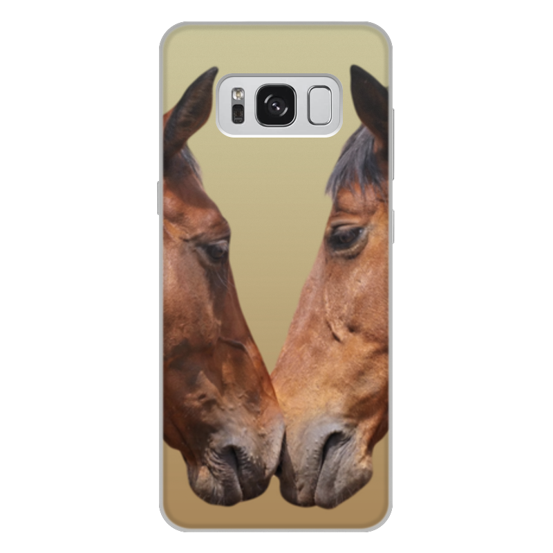 Printio Чехол для Samsung Galaxy S8 Plus, объёмная печать Лошади printio чехол для samsung galaxy s8 plus объёмная печать животные фэнтези лошади