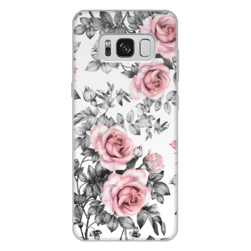 Printio Чехол для Samsung Galaxy S8 Plus, объёмная печать Цветы