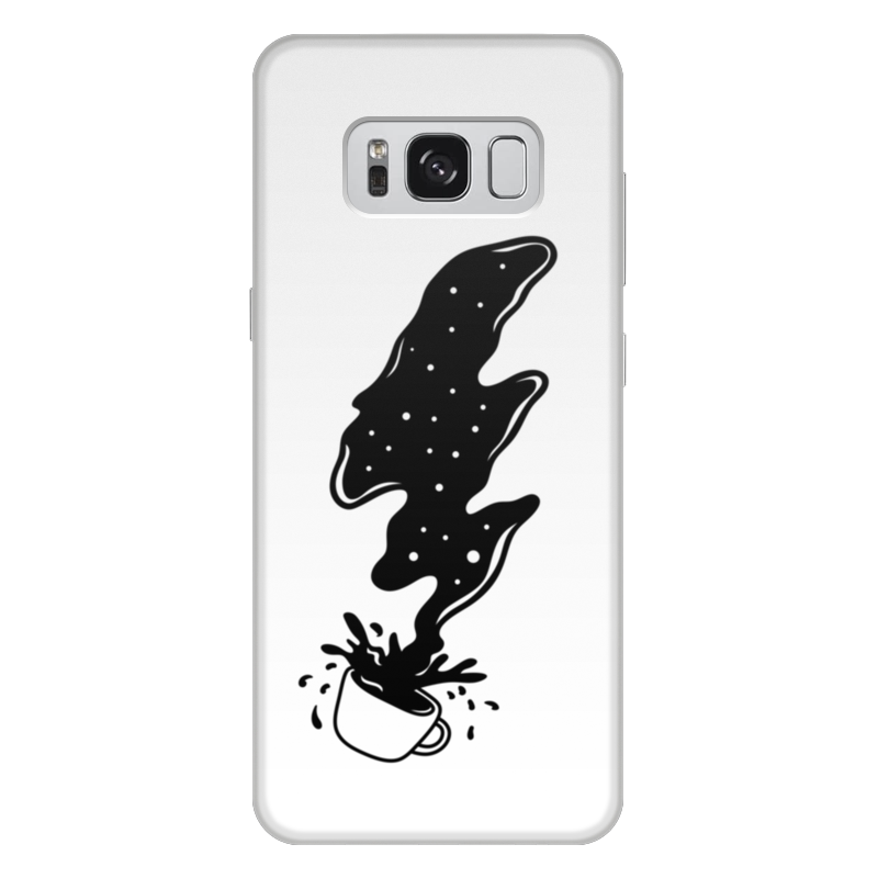Printio Чехол для Samsung Galaxy S8 Plus, объёмная печать Утренний кофе черный силиконовый чехол для samsung galaxy s10 plus tony style с кофе для самсунг галакси с10 плюс
