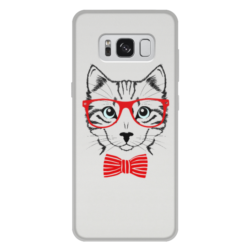 Printio Чехол для Samsung Galaxy S8 Plus, объёмная печать Кошка