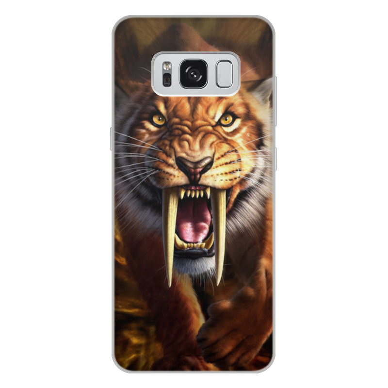 Printio Чехол для Samsung Galaxy S8 Plus, объёмная печать Тигры фэнтези